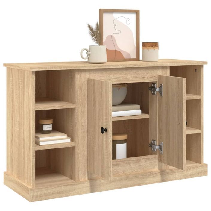 Buffet Chêne sonoma 100x35,5x60 cm Bois d'ingénierie - Photo n°5