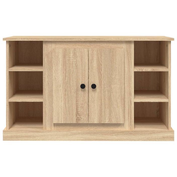 Buffet Chêne sonoma 100x35,5x60 cm Bois d'ingénierie - Photo n°6