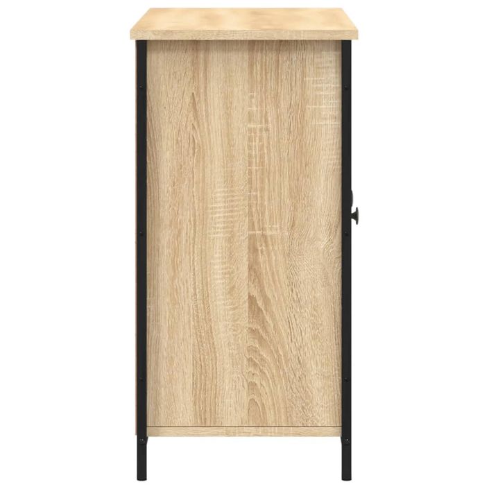 Buffet chêne sonoma 100x35x70 cm bois d'ingénierie - Photo n°7