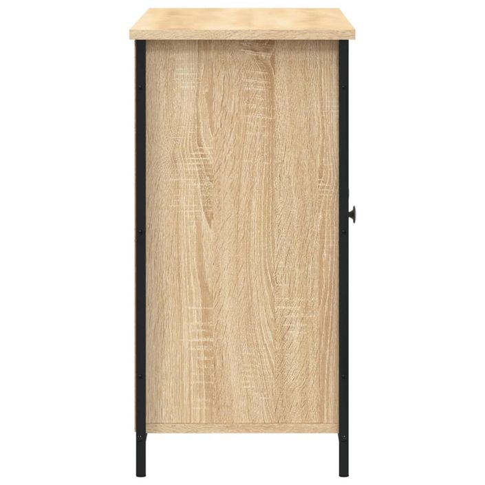 Buffet chêne sonoma 100x35x70 cm bois d'ingénierie - Photo n°7