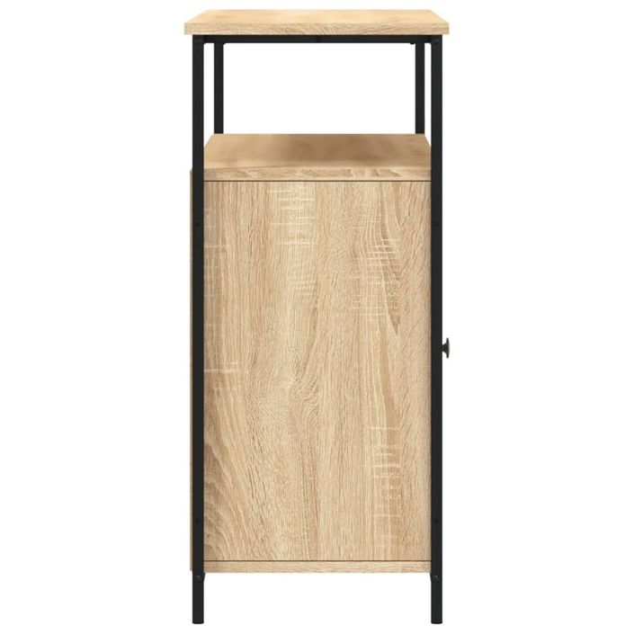 Buffet chêne sonoma 100x35x80 cm bois d'ingénierie - Photo n°7