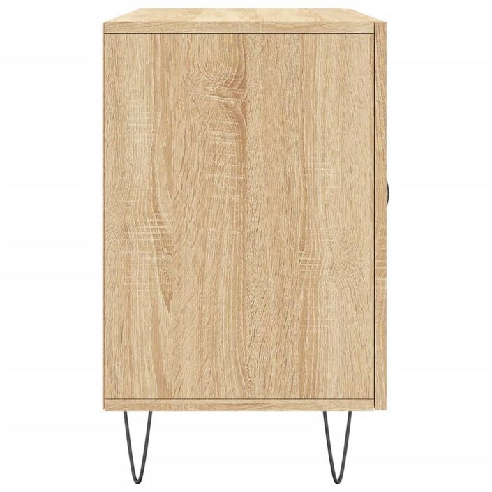 Buffet chêne sonoma 100x36x60 cm bois d'ingénierie - Photo n°7