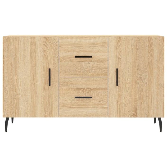 Buffet chêne sonoma 100x36x60 cm bois d'ingénierie - Photo n°6