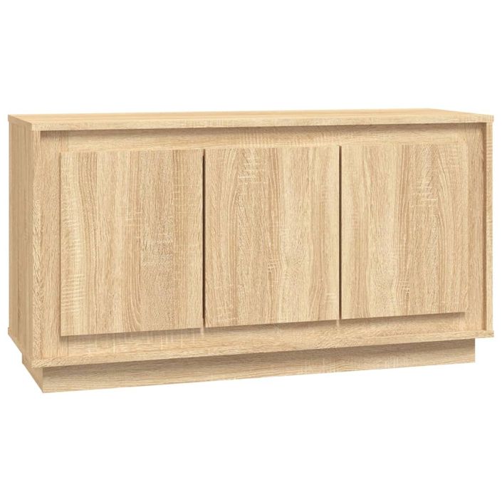 Buffet chêne sonoma 102x35x55 cm bois d'ingénierie - Photo n°1