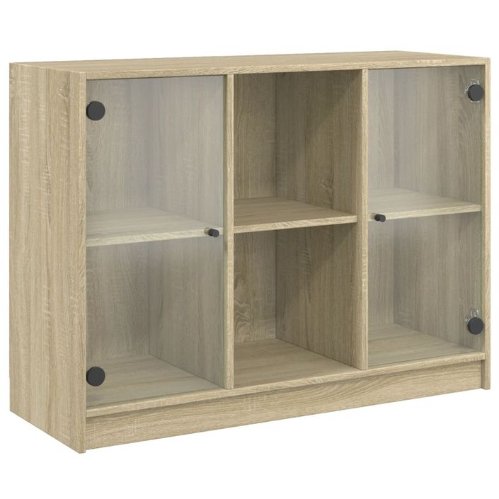 Buffet chêne sonoma 102x37x75,5 cm bois d'ingénierie - Photo n°1