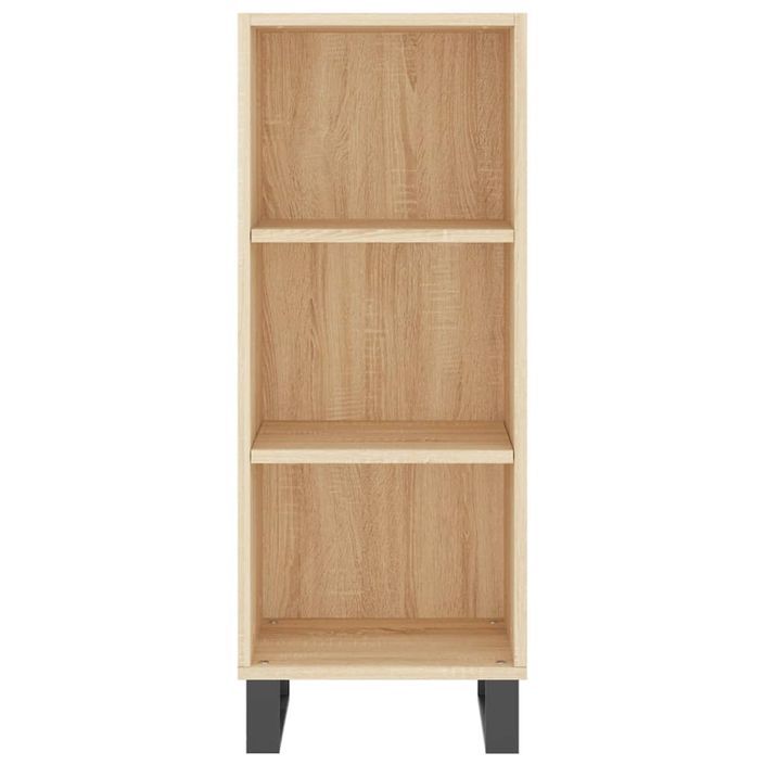 Buffet chêne sonoma 34,5x32,5x90 cm bois d'ingénierie - Photo n°4