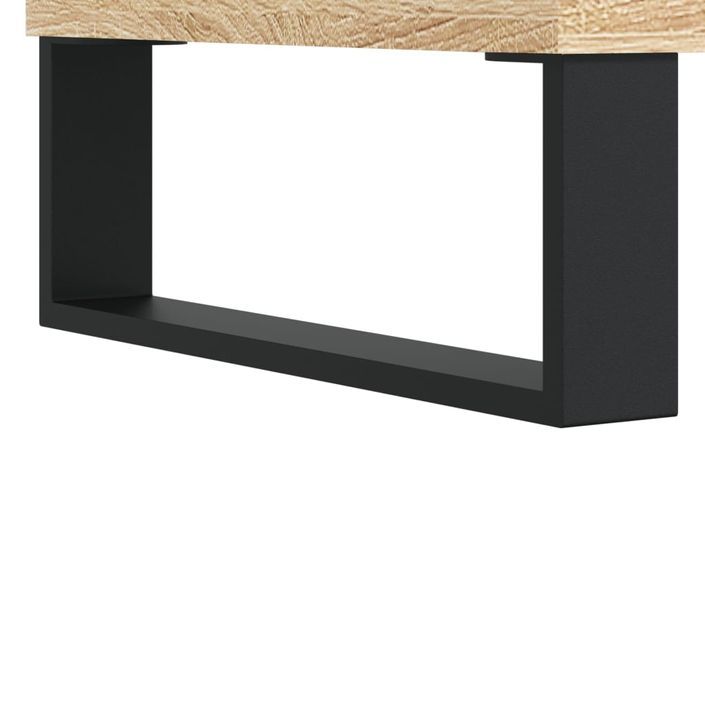 Buffet chêne sonoma 34,5x32,5x90 cm bois d'ingénierie - Photo n°7