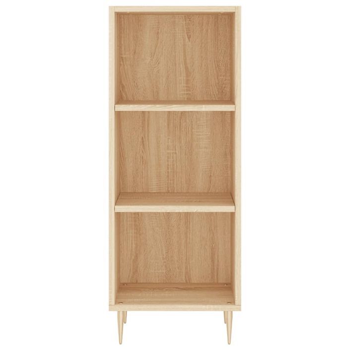 Buffet chêne sonoma 34,5x32,5x90 cm bois d'ingénierie - Photo n°4