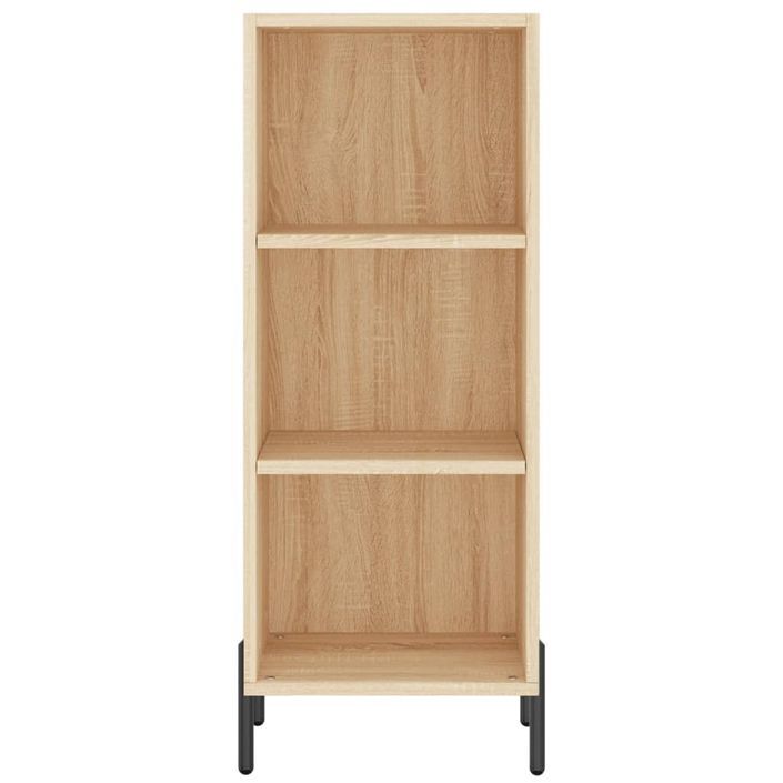 Buffet chêne sonoma 34,5x32,5x90 cm bois d'ingénierie - Photo n°4