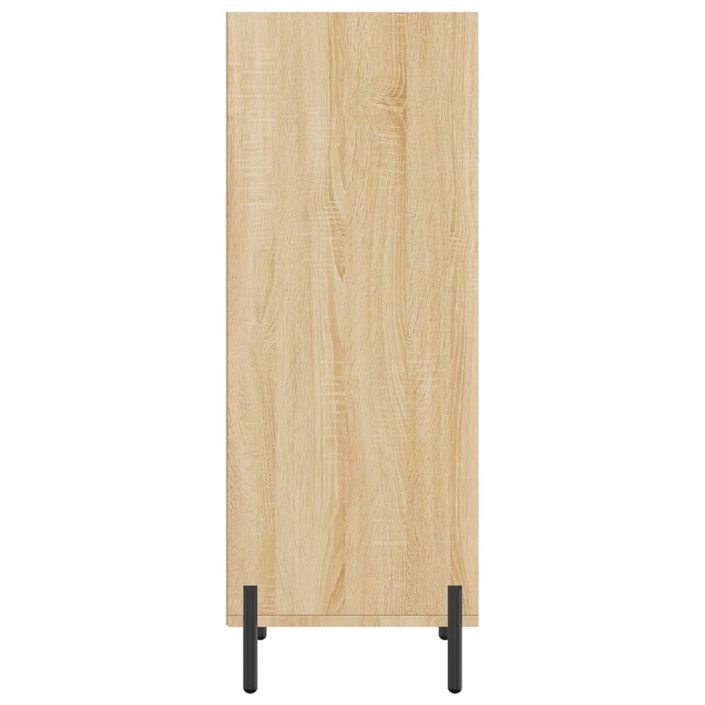 Buffet chêne sonoma 34,5x32,5x90 cm bois d'ingénierie - Photo n°5