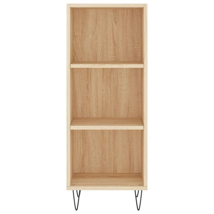 Buffet chêne sonoma 34,5x32,5x90 cm bois d'ingénierie - Photo n°4