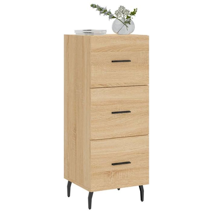 Buffet Chêne sonoma 34,5x34x90 cm Bois d'ingénierie - Photo n°3