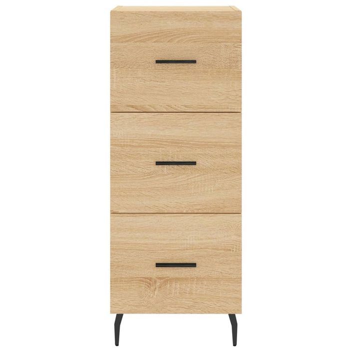 Buffet Chêne sonoma 34,5x34x90 cm Bois d'ingénierie - Photo n°6