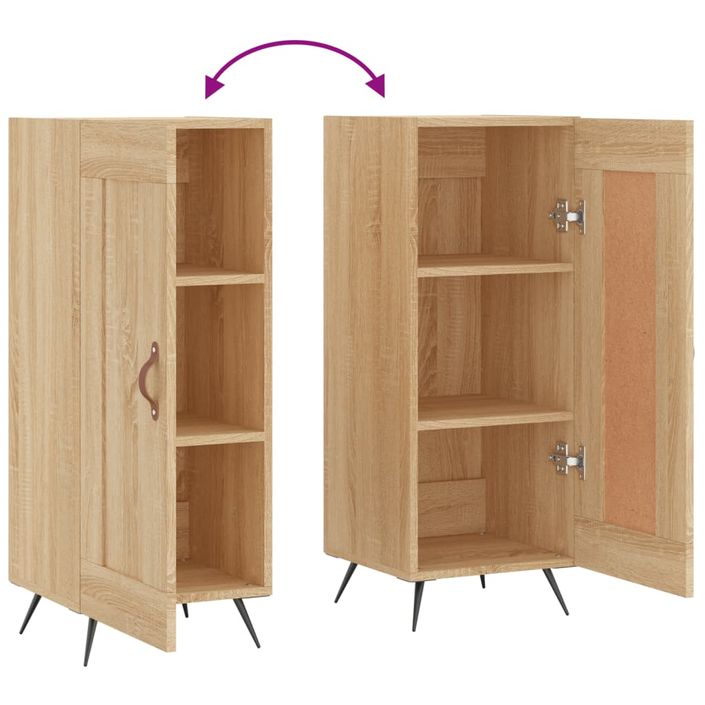 Buffet Chêne sonoma 34,5x34x90 cm Bois d'ingénierie - Photo n°9