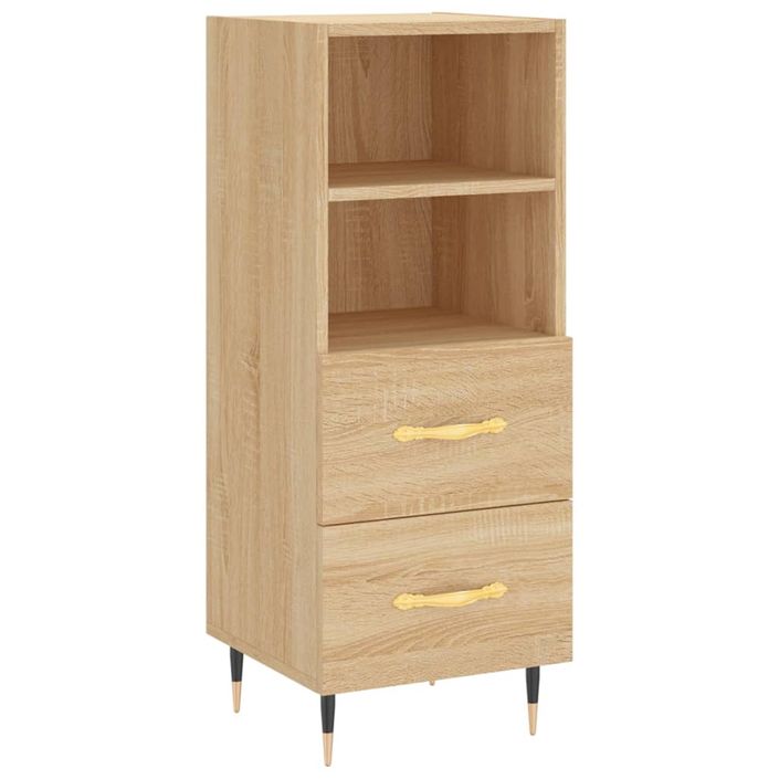 Buffet Chêne sonoma 34,5x34x90 cm Bois d'ingénierie - Photo n°1