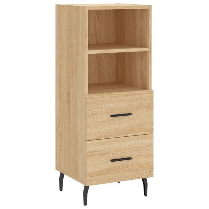 Buffet Chêne sonoma 34,5x34x90 cm Bois d'ingénierie - Photo n°1