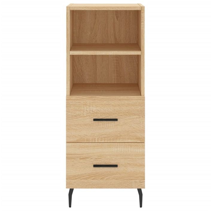 Buffet Chêne sonoma 34,5x34x90 cm Bois d'ingénierie - Photo n°6