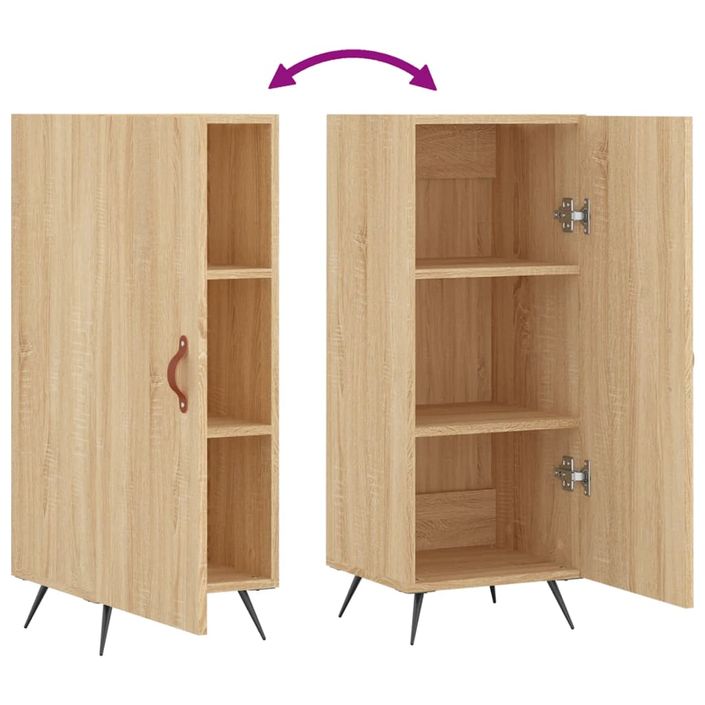 Buffet Chêne sonoma 34,5x34x90 cm Bois d'ingénierie - Photo n°9