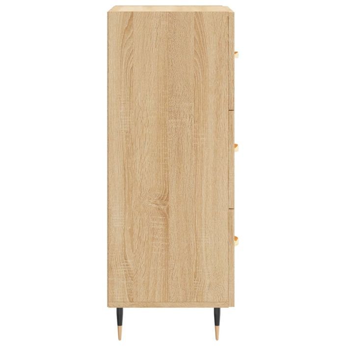 Buffet Chêne sonoma 34,5x34x90 cm Bois d'ingénierie - Photo n°7