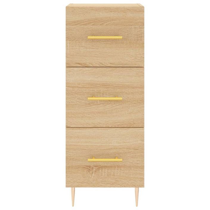 Buffet Chêne sonoma 34,5x34x90 cm Bois d'ingénierie - Photo n°6