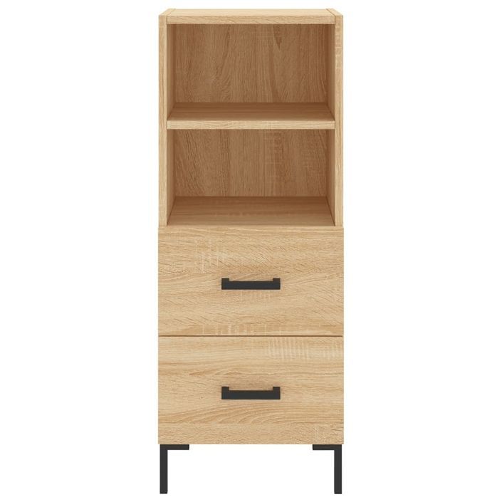 Buffet Chêne sonoma 34,5x34x90 cm Bois d'ingénierie - Photo n°6