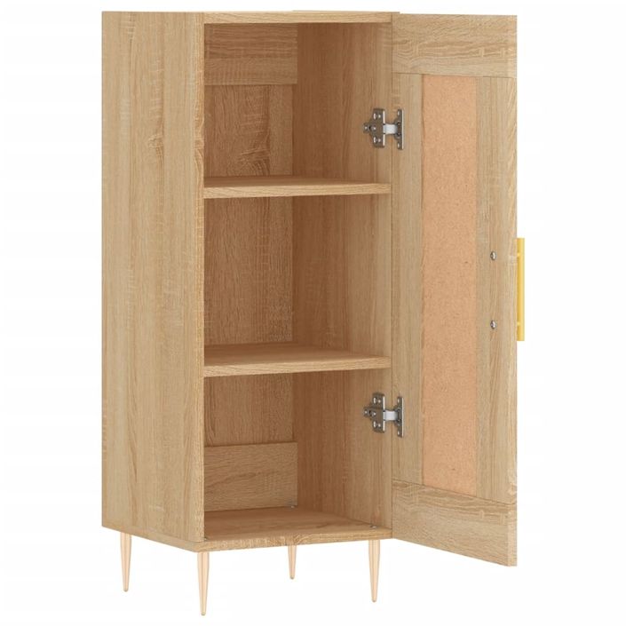 Buffet Chêne sonoma 34,5x34x90 cm Bois d'ingénierie - Photo n°6