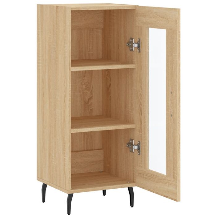 Buffet Chêne sonoma 34,5x34x90 cm Bois d'ingénierie - Photo n°6