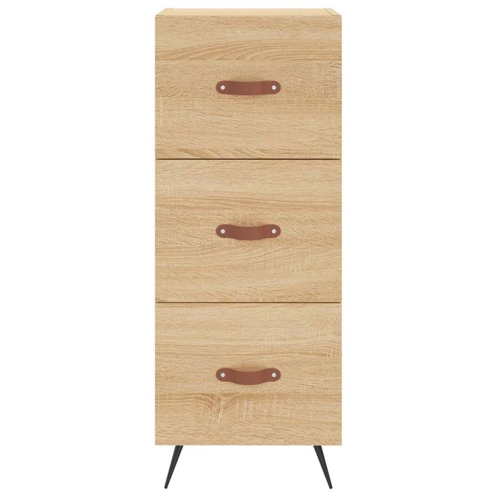 Buffet Chêne sonoma 34,5x34x90 cm Bois d'ingénierie - Photo n°6