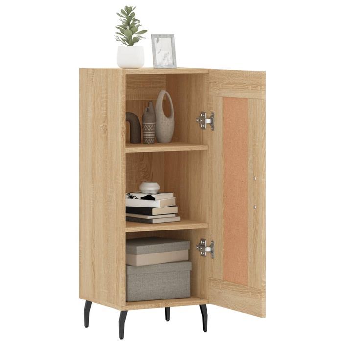 Buffet Chêne sonoma 34,5x34x90 cm Bois d'ingénierie - Photo n°4