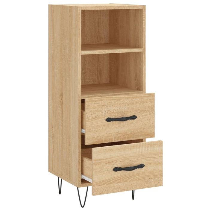 Buffet Chêne sonoma 34,5x34x90 cm Bois d'ingénierie - Photo n°5