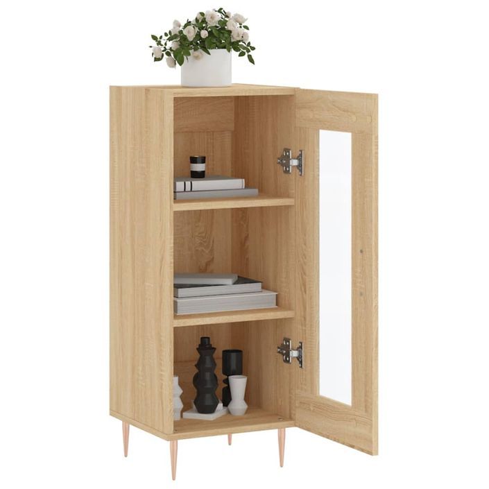 Buffet Chêne sonoma 34,5x34x90 cm Bois d'ingénierie - Photo n°4