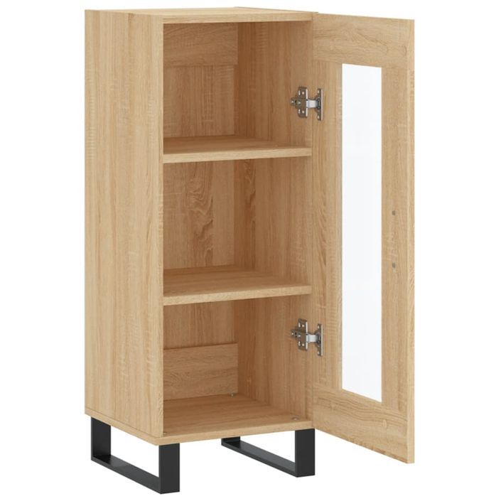 Buffet Chêne sonoma 34,5x34x90 cm Bois d'ingénierie - Photo n°6