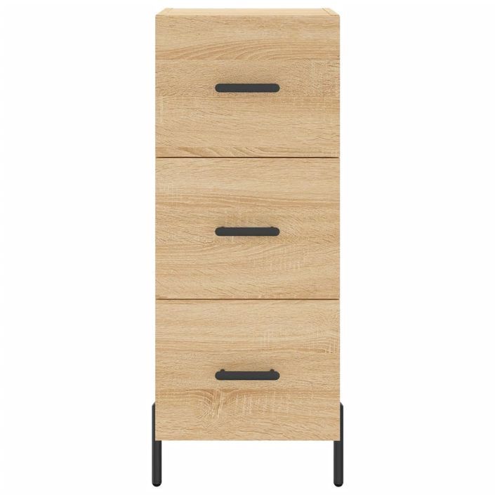 Buffet Chêne sonoma 34,5x34x90 cm Bois d'ingénierie - Photo n°6