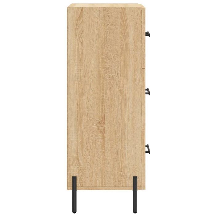 Buffet Chêne sonoma 34,5x34x90 cm Bois d'ingénierie - Photo n°7