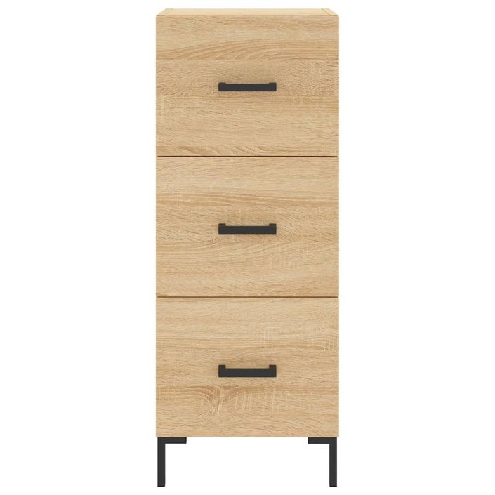 Buffet Chêne sonoma 34,5x34x90 cm Bois d'ingénierie - Photo n°6