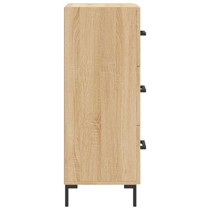 Buffet Chêne sonoma 34,5x34x90 cm Bois d'ingénierie - Photo n°7