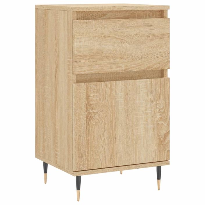 Buffet chêne sonoma 40x35x70 cm bois d'ingénierie - Photo n°1