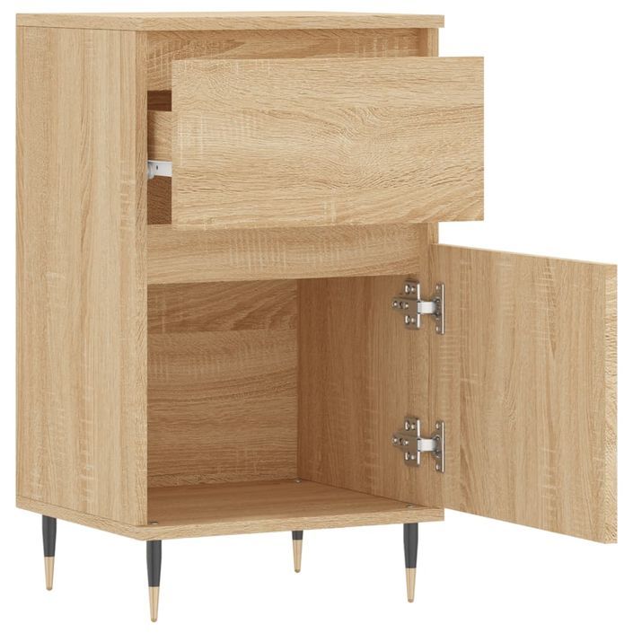 Buffet chêne sonoma 40x35x70 cm bois d'ingénierie - Photo n°5