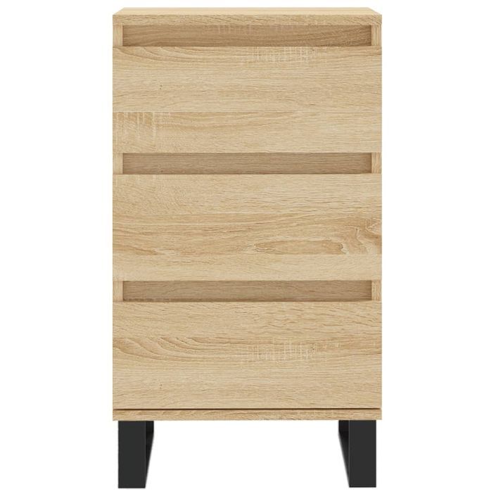 Buffet chêne sonoma 40x35x70 cm bois d'ingénierie - Photo n°5