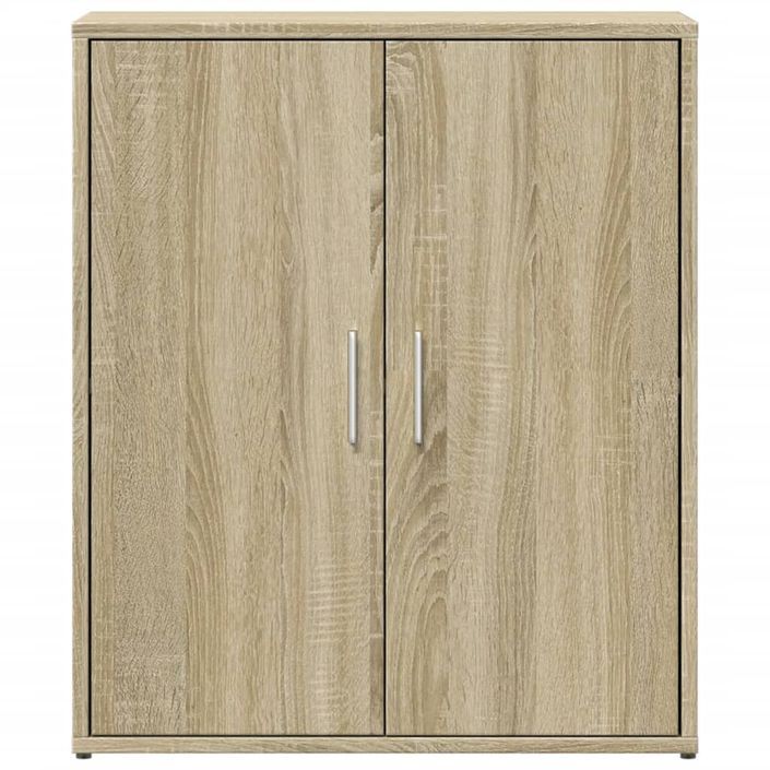 Buffet chêne sonoma 60x31x70 cm bois d'ingénierie - Photo n°5