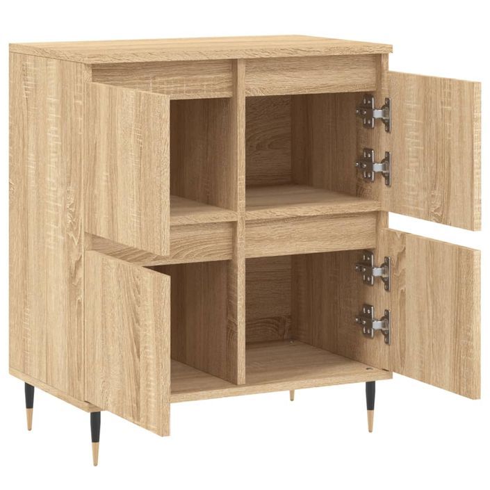 Buffet Chêne sonoma 60x35x70 cm Bois d'ingénierie - Photo n°6