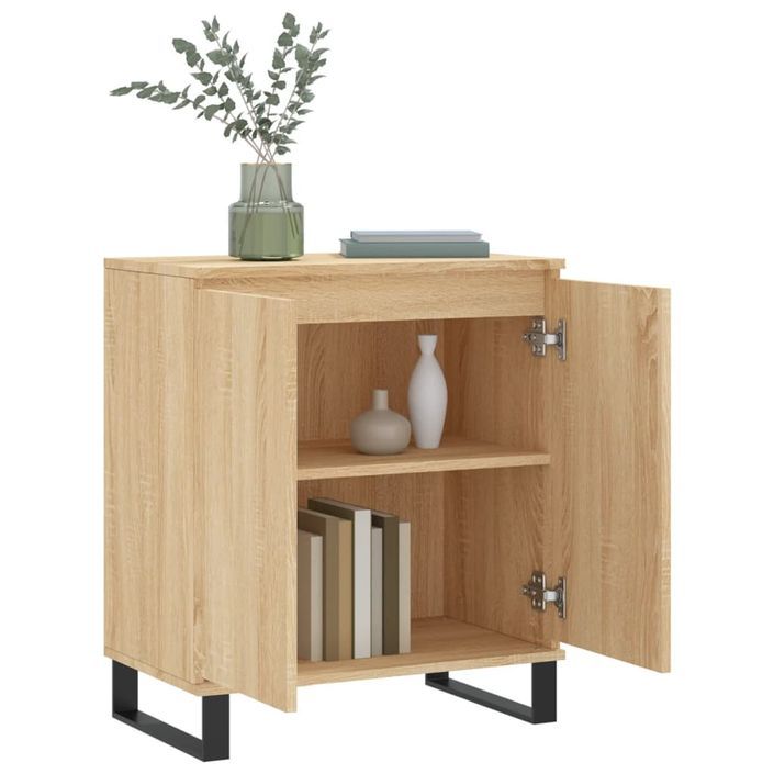 Buffet Chêne sonoma 60x35x70 cm Bois d'ingénierie - Photo n°4