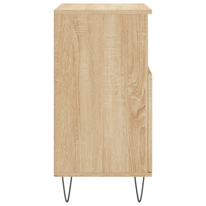 Buffet Chêne sonoma 60x35x70 cm Bois d'ingénierie - Photo n°7