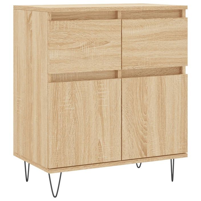 Buffet Chêne sonoma 60x35x70 cm Bois d'ingénierie - Photo n°1