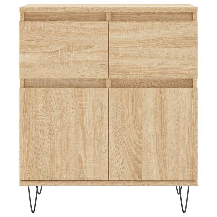 Buffet Chêne sonoma 60x35x70 cm Bois d'ingénierie - Photo n°5