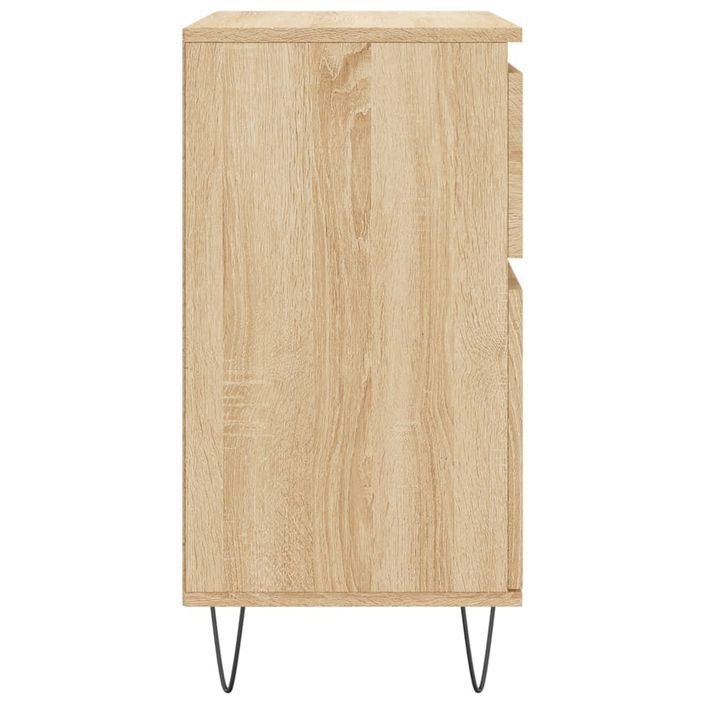 Buffet Chêne sonoma 60x35x70 cm Bois d'ingénierie - Photo n°7