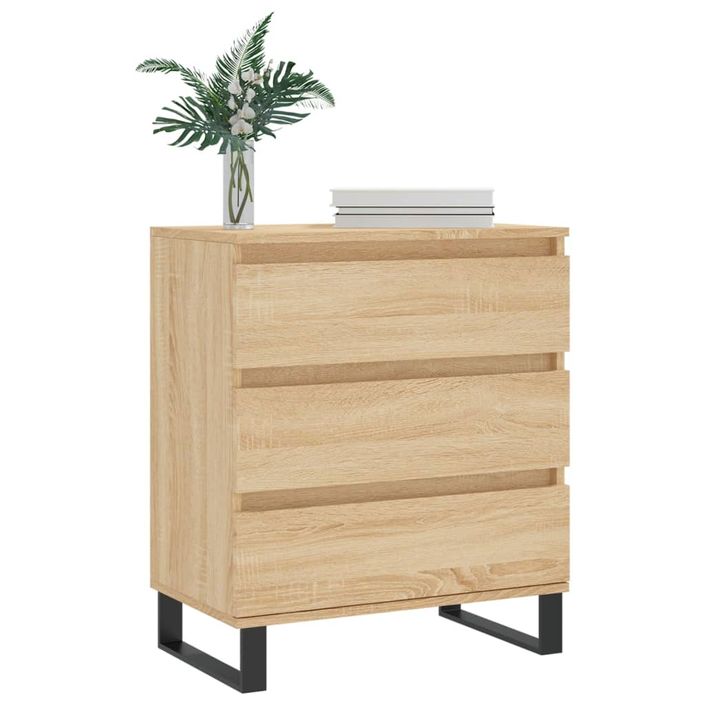 Buffet Chêne sonoma 60x35x70 cm Bois d'ingénierie - Photo n°3