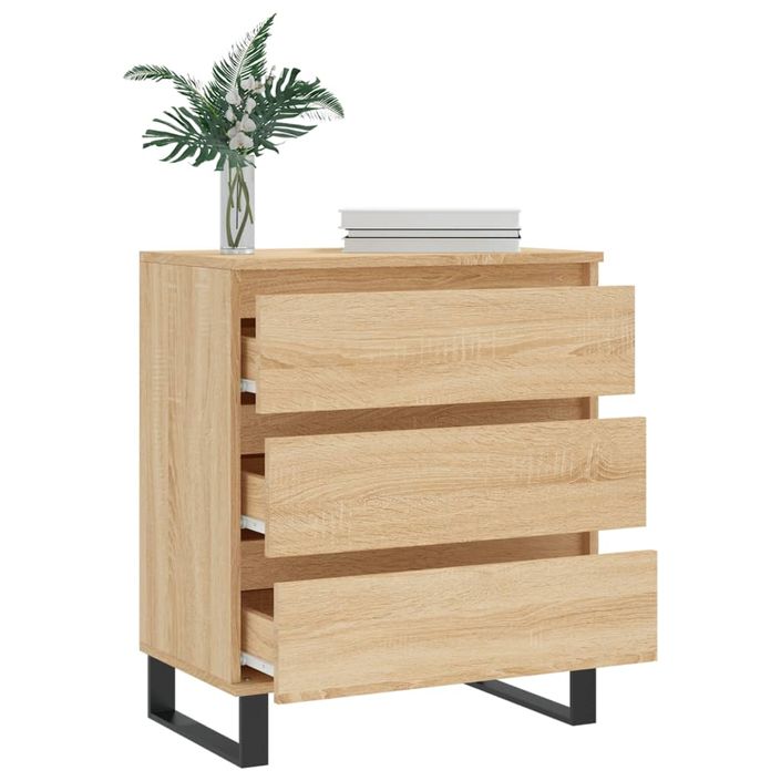 Buffet Chêne sonoma 60x35x70 cm Bois d'ingénierie - Photo n°4