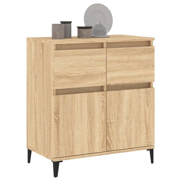 Buffet Chêne sonoma 60x35x70 cm Bois d'ingénierie - Photo n°4