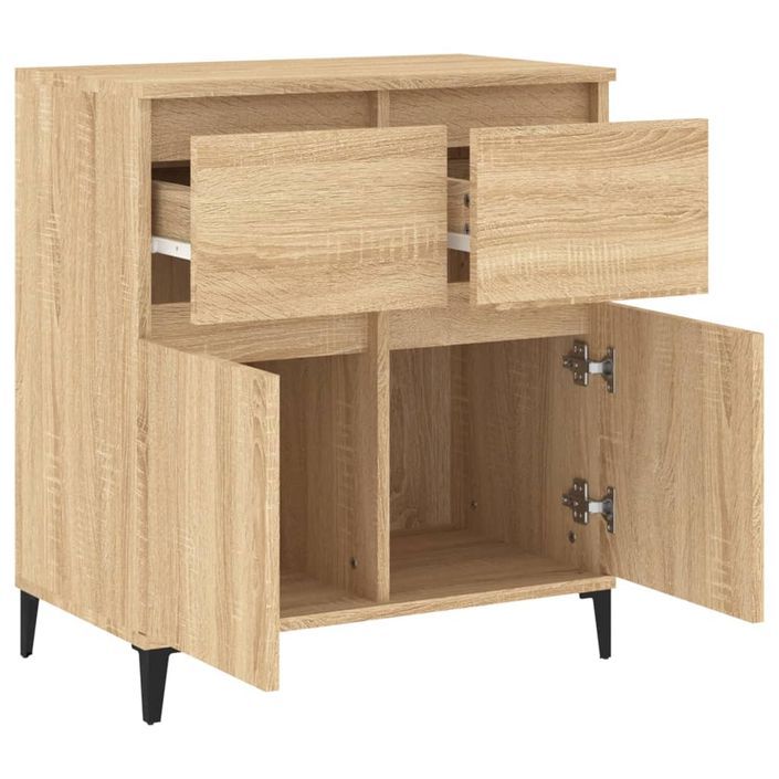 Buffet Chêne sonoma 60x35x70 cm Bois d'ingénierie - Photo n°6